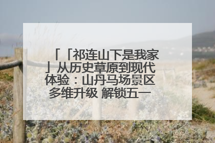 「祁连山下是我家」从历史草原到现代体验：山丹马场景区多维升级 解锁五一文旅新玩法