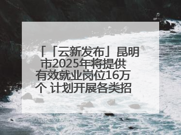 「云新发布」昆明市2025年将提供有效就业岗位16万个 计划开展各类招聘会200余场次