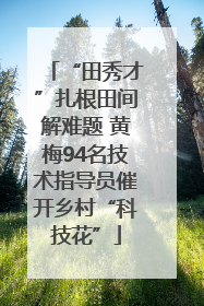 “田秀才”扎根田间解难题 黄梅94名技术指导员催开乡村“科技花”