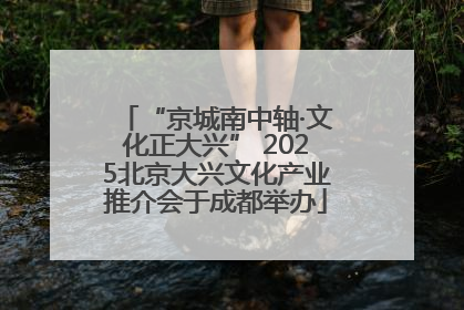 “京城南中轴·文化正大兴” 2025北京大兴文化产业推介会于成都举办