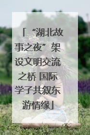 “湖北故事之夜”架设文明交流之桥 国际学子共叙东游情缘