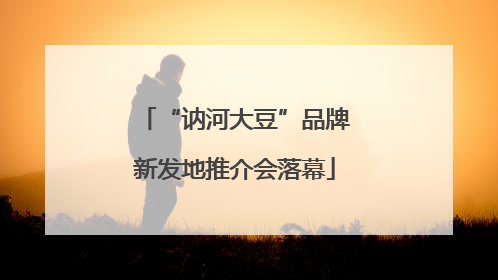 “讷河大豆”品牌新发地推介会落幕