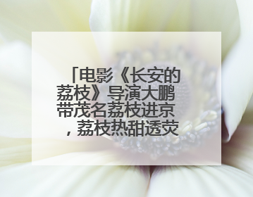 电影《长安的荔枝》导演大鹏带茂名荔枝进京，荔枝热甜透荧屏内外