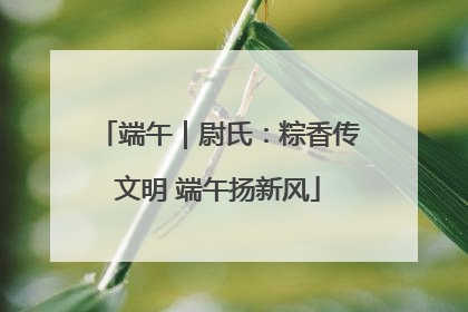端午｜尉氏：粽香传文明 端午扬新风
