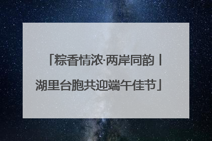 粽香情浓·两岸同韵丨湖里台胞共迎端午佳节