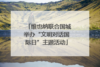 维也纳联合国城举办“文明对话国际日”主题活动