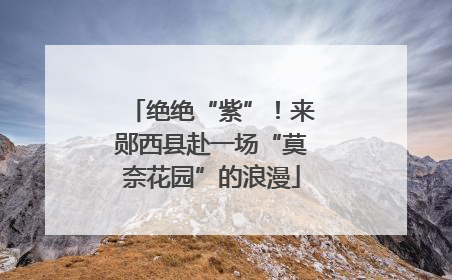 绝绝“紫”！来郧西县赴一场“莫奈花园”的浪漫