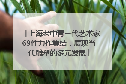 上海老中青三代艺术家69件力作集结，展现当代雕塑的多元发展