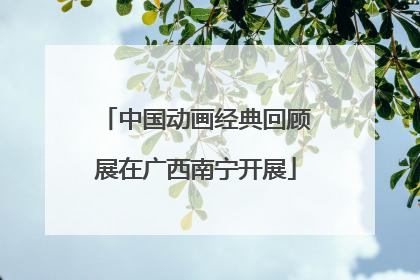 中国动画经典回顾展在广西南宁开展