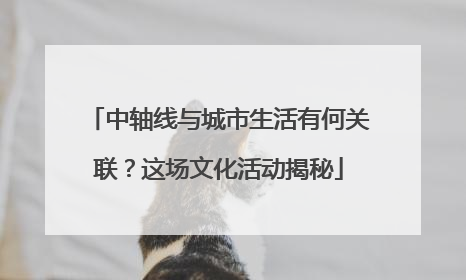 中轴线与城市生活有何关联？这场文化活动揭秘