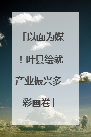 以面为媒！叶县绘就产业振兴多彩画卷