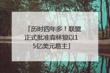 历时四年多！联盟正式批准森林狼以15亿美元易主
