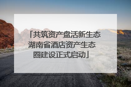 共筑资产盘活新生态 湖南省酒店资产生态圈建设正式启动