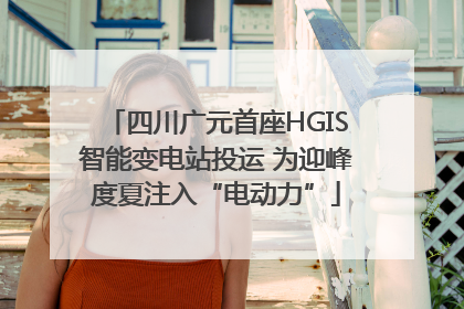 四川广元首座HGIS智能变电站投运 为迎峰度夏注入“电动力”