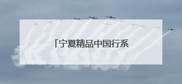 宁夏精品中国行系列活动在京举办