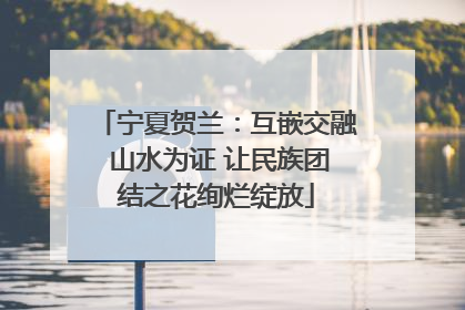宁夏贺兰：互嵌交融 山水为证 让民族团结之花绚烂绽放
