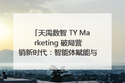 天禹数智 TY Marketing 破局营销新时代：智能体赋能与人才培育双轮驱动