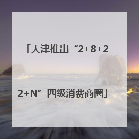 天津推出“2+8+22+N”四级消费商圈