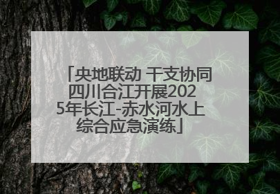 央地联动 干支协同 四川合江开展2025年长江-赤水河水上综合应急演练