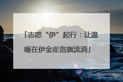 志愿“伊”起行：让温暖在伊金霍洛旗流淌