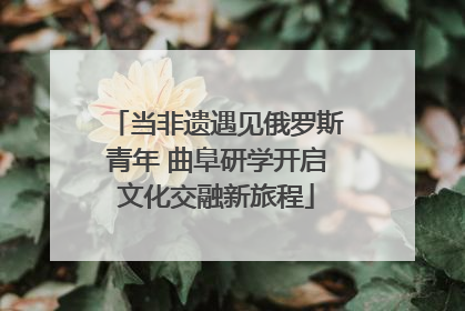 当非遗遇见俄罗斯青年 曲阜研学开启文化交融新旅程