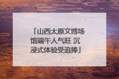 山西太原文博场馆端午人气旺 沉浸式体验受追捧