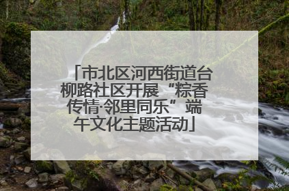 市北区河西街道台柳路社区开展“粽香传情·邻里同乐”端午文化主题活动