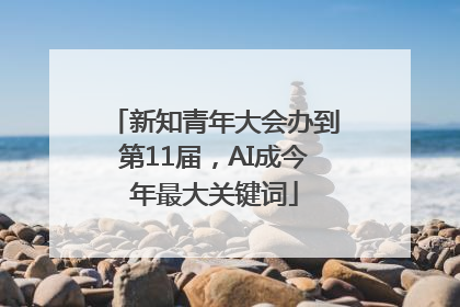 新知青年大会办到第11届，AI成今年最大关键词