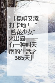 昆明又添打卡地！“簪花少女”火出圈——有一种叫云南的生活之365天