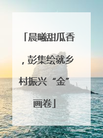 晨曦甜瓜香，彭集绘就乡村振兴“金”画卷