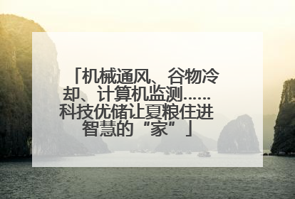 机械通风、谷物冷却、计算机监测……科技优储让夏粮住进智慧的“家”