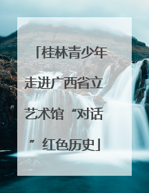 桂林青少年走进广西省立艺术馆“对话”红色历史