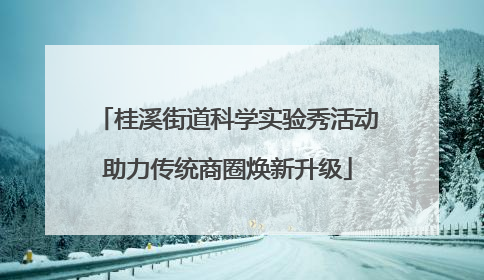 桂溪街道科学实验秀活动助力传统商圈焕新升级
