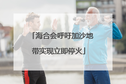 海合会呼吁加沙地带实现立即停火