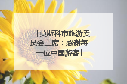 莫斯科市旅游委员会主席：感谢每一位中国游客