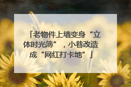 老物件上墙变身“立体时光簿”，小巷改造成“网红打卡地”