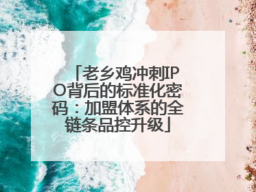 老乡鸡冲刺IPO背后的标准化密码：加盟体系的全链条品控升级