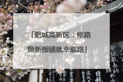 肥城高新区：修路焕新颜铺就幸福路