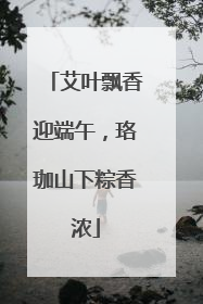 艾叶飘香迎端午，珞珈山下粽香浓