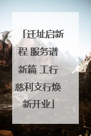 迁址启新程 服务谱新篇 工行慈利支行焕新开业