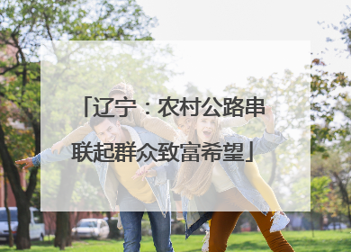 辽宁：农村公路串联起群众致富希望