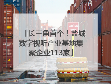 长三角首个！盐城数字视听产业基地集聚企业113家