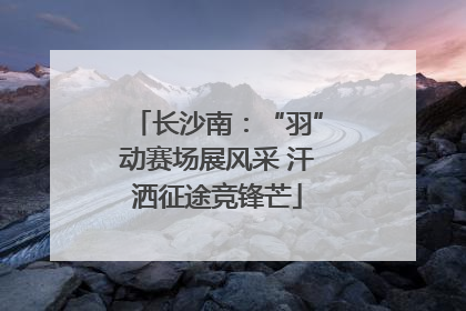 长沙南：“羽”动赛场展风采 汗洒征途竞锋芒
