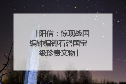 阳信：惊现战国编钟编镈石磬国宝级珍贵文物