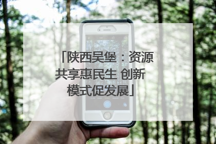 陕西吴堡：资源共享惠民生 创新模式促发展