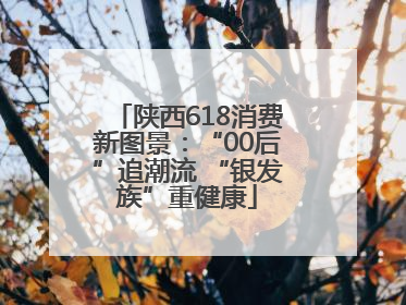 陕西618消费新图景：“00后”追潮流 “银发族”重健康