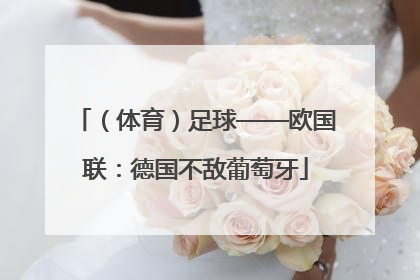 （体育）足球——欧国联：德国不敌葡萄牙