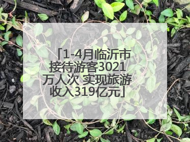 1-4月临沂市接待游客3021万人次 实现旅游收入319亿元