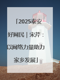 2025泰安好网民｜宋芹：以网络力量助力家乡发展