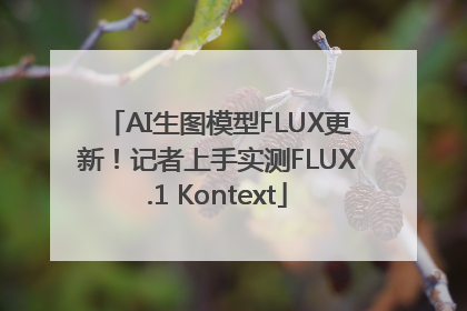 AI生图模型FLUX更新！记者上手实测FLUX.1 Kontext